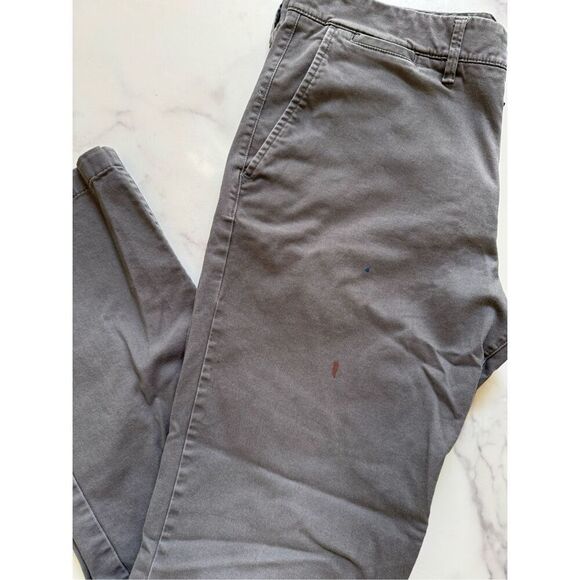 Goodfellow & Co mens 34x32 slate grey khaki Cotton pants - Picture 1 of 4